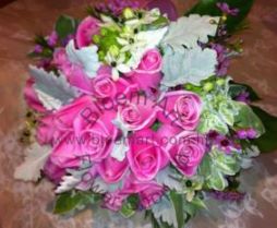 Wedding Bouquet of Ornithogalum and Roses - CODE 7115